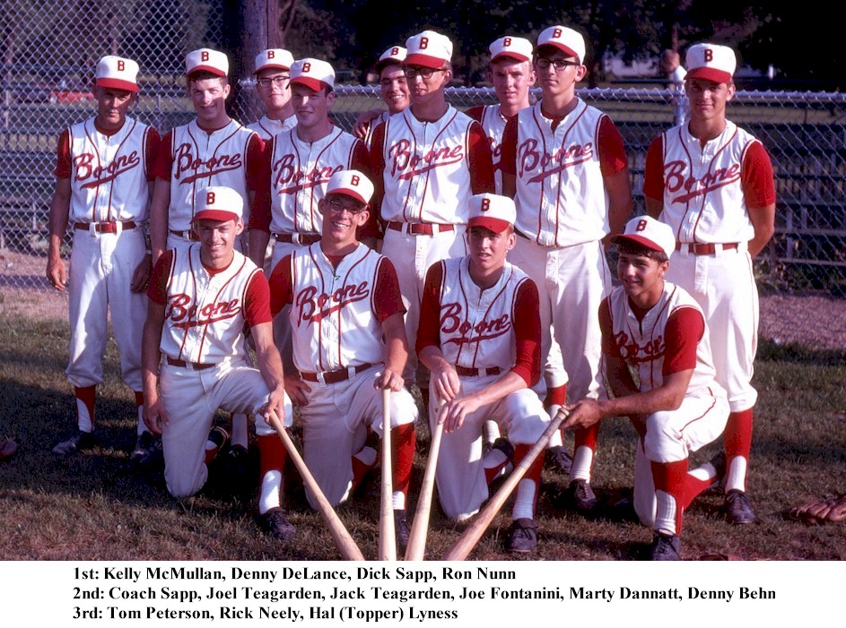 Boone High Baseball Champions 1967